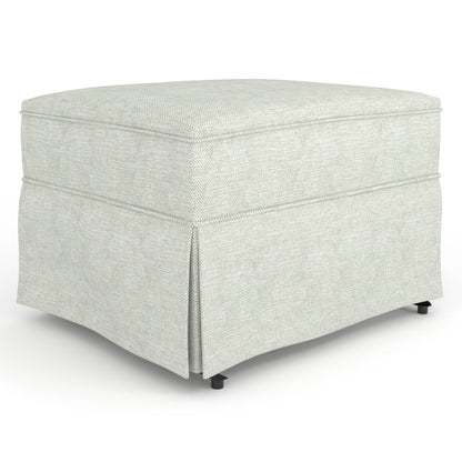 Best Chairs Ottomans 21557 Snow Storytime Glide Ottoman for Natasha & Quinn Gliders