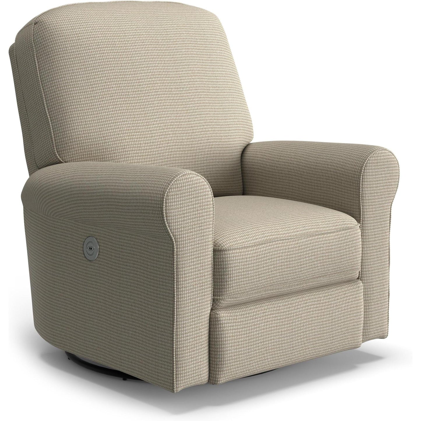 Best Chairs Gliders & Rockers 27919 Wool / Powered Storytime Josey Swivel Glider Recliner