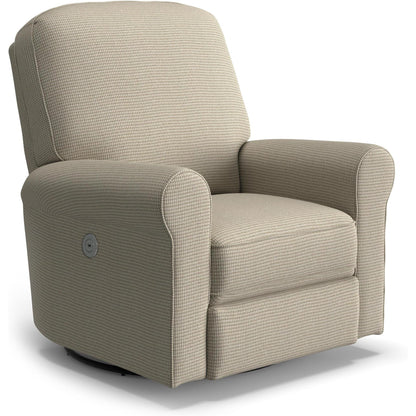 Best Chairs Gliders & Rockers 27919 Wool / Powered Storytime Josey Swivel Glider Recliner