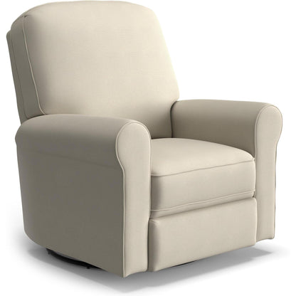 Best Chairs Gliders & Rockers 27557 Dove / Manual Storytime Josey Swivel Glider Recliner