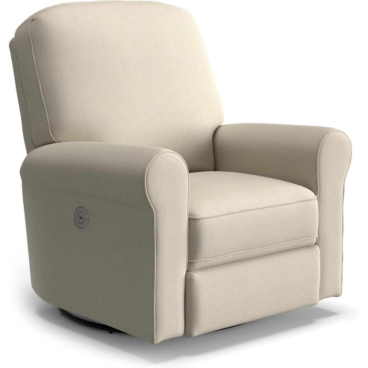 Best Chairs Gliders & Rockers 27097 Froth / Powered Storytime Josey Swivel Glider Recliner