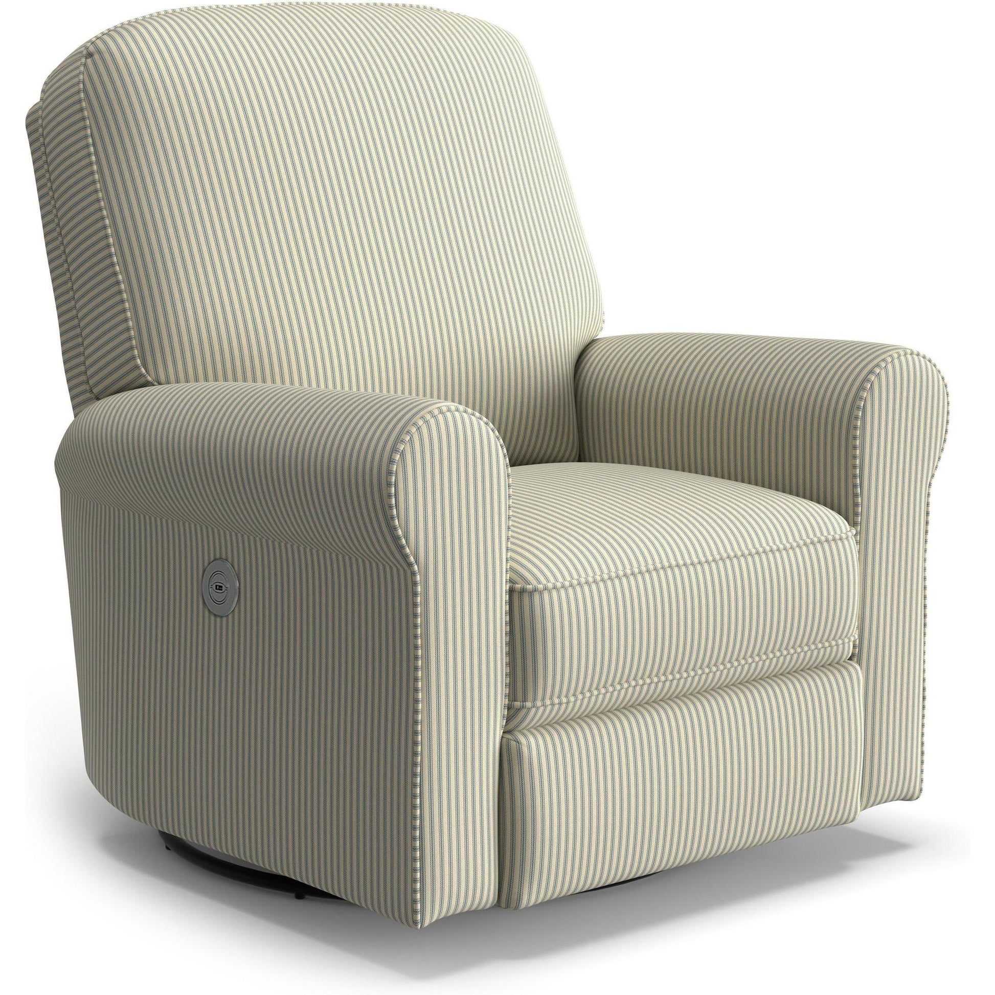 Best Chairs Gliders & Rockers 23942 Cottage / Powered Storytime Josey Swivel Glider Recliner