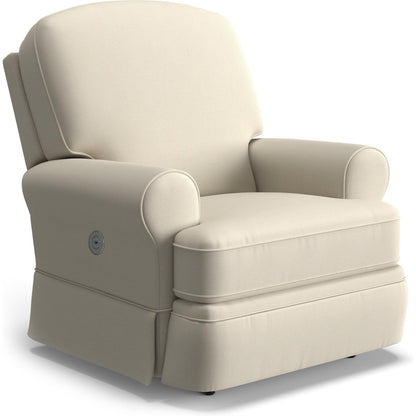 Best Chairs Gliders & Rockers 27557 Dove / Powered Storytime Juliana Swivel Glider Recliner