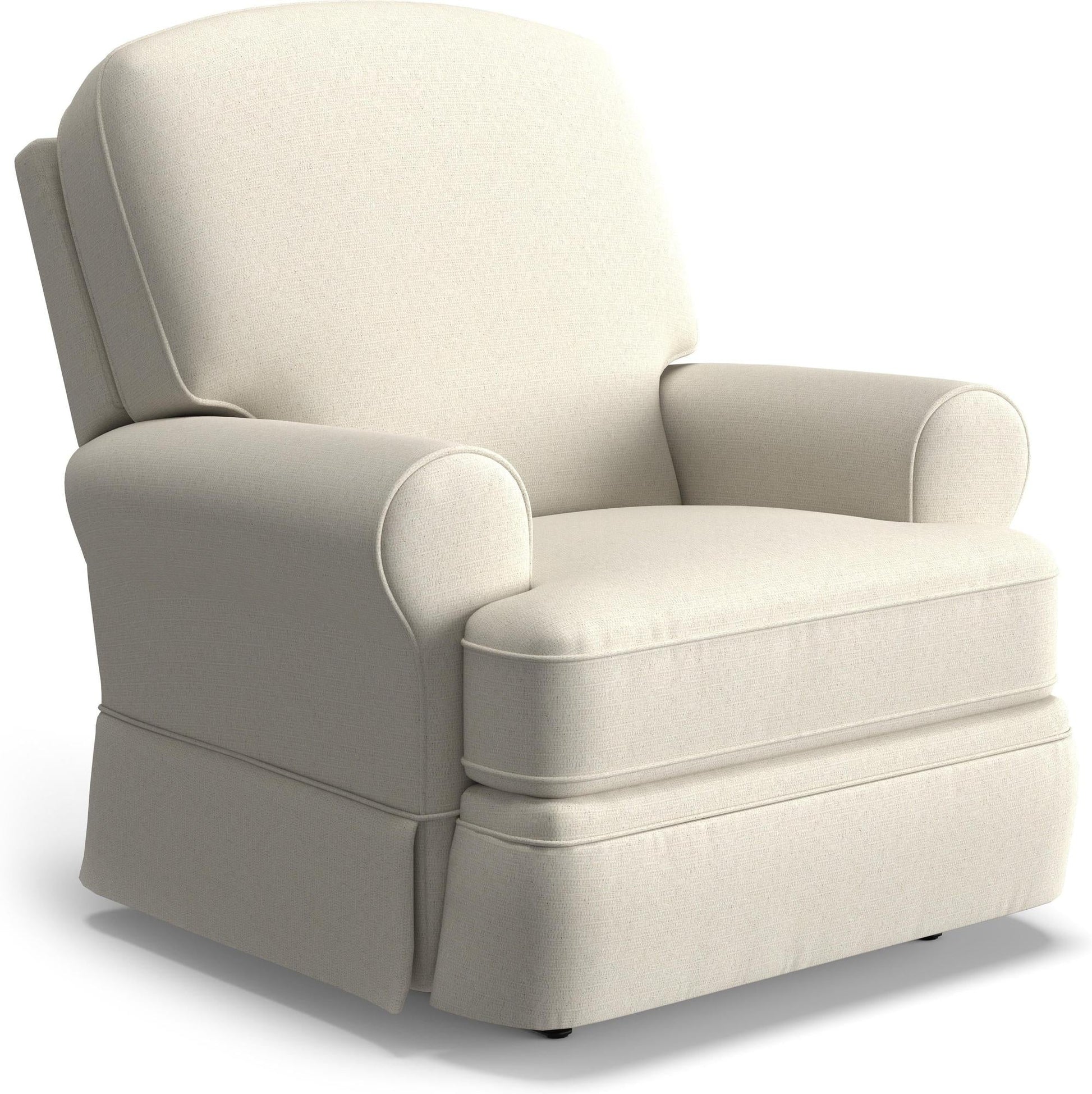 Best Chairs Gliders & Rockers 25027 Cotton / Manual Storytime Juliana Swivel Glider Recliner