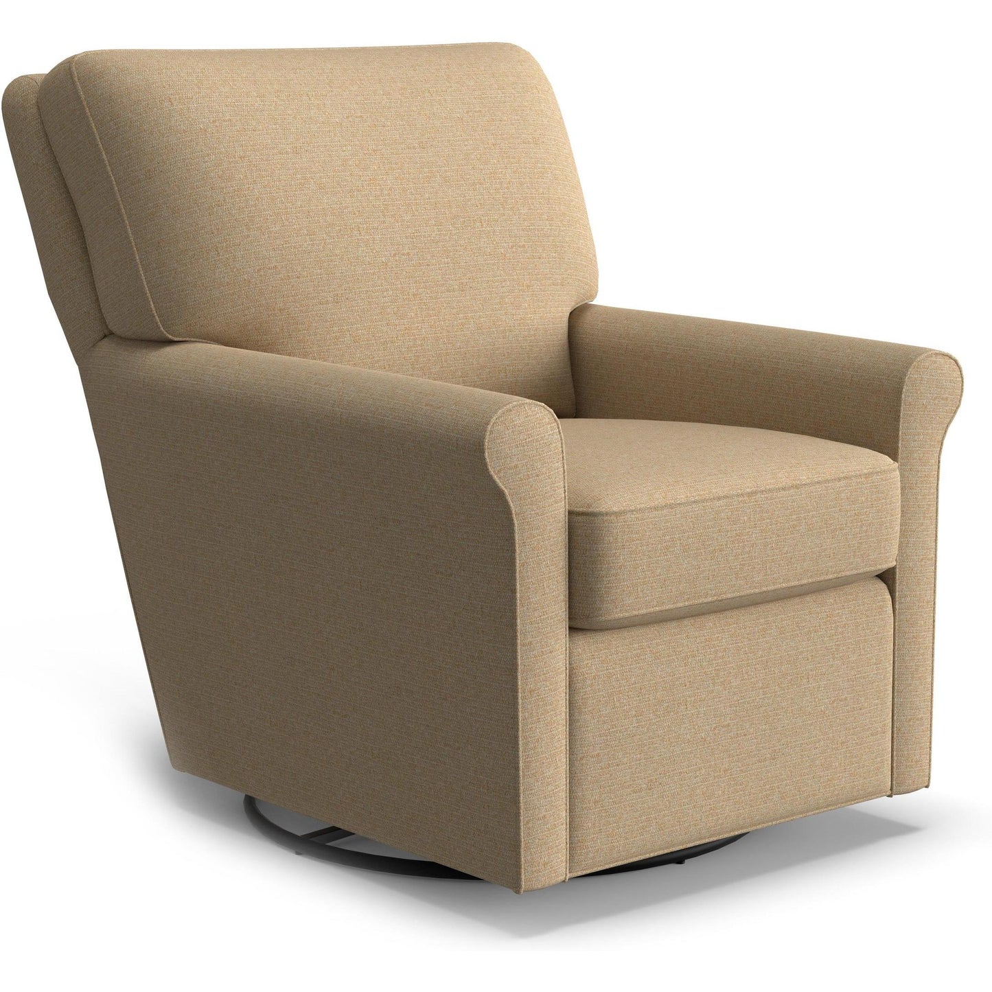 Best Chairs Gliders & Rockers 25029 Tan Storytime Kacey Swivel Glider