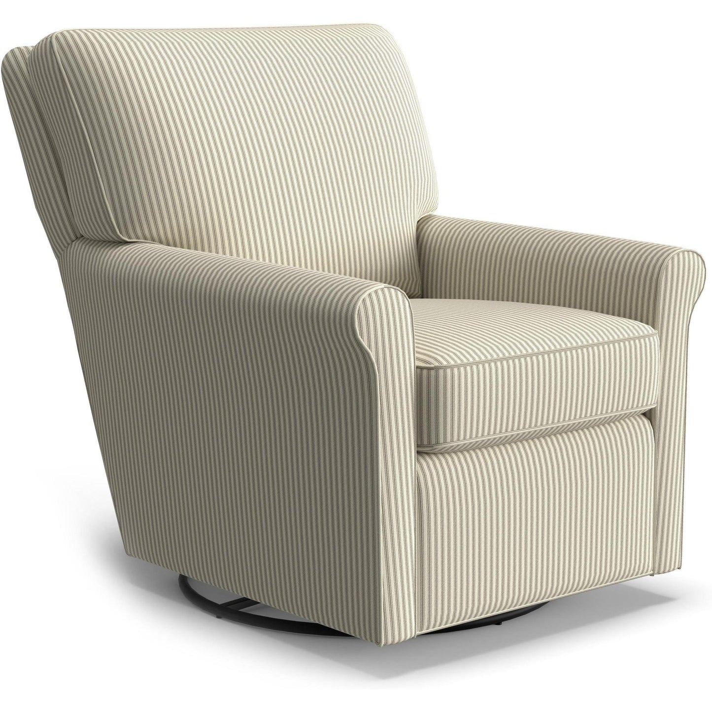 Best Chairs Gliders & Rockers 23949 Muslin Storytime Kacey Swivel Glider