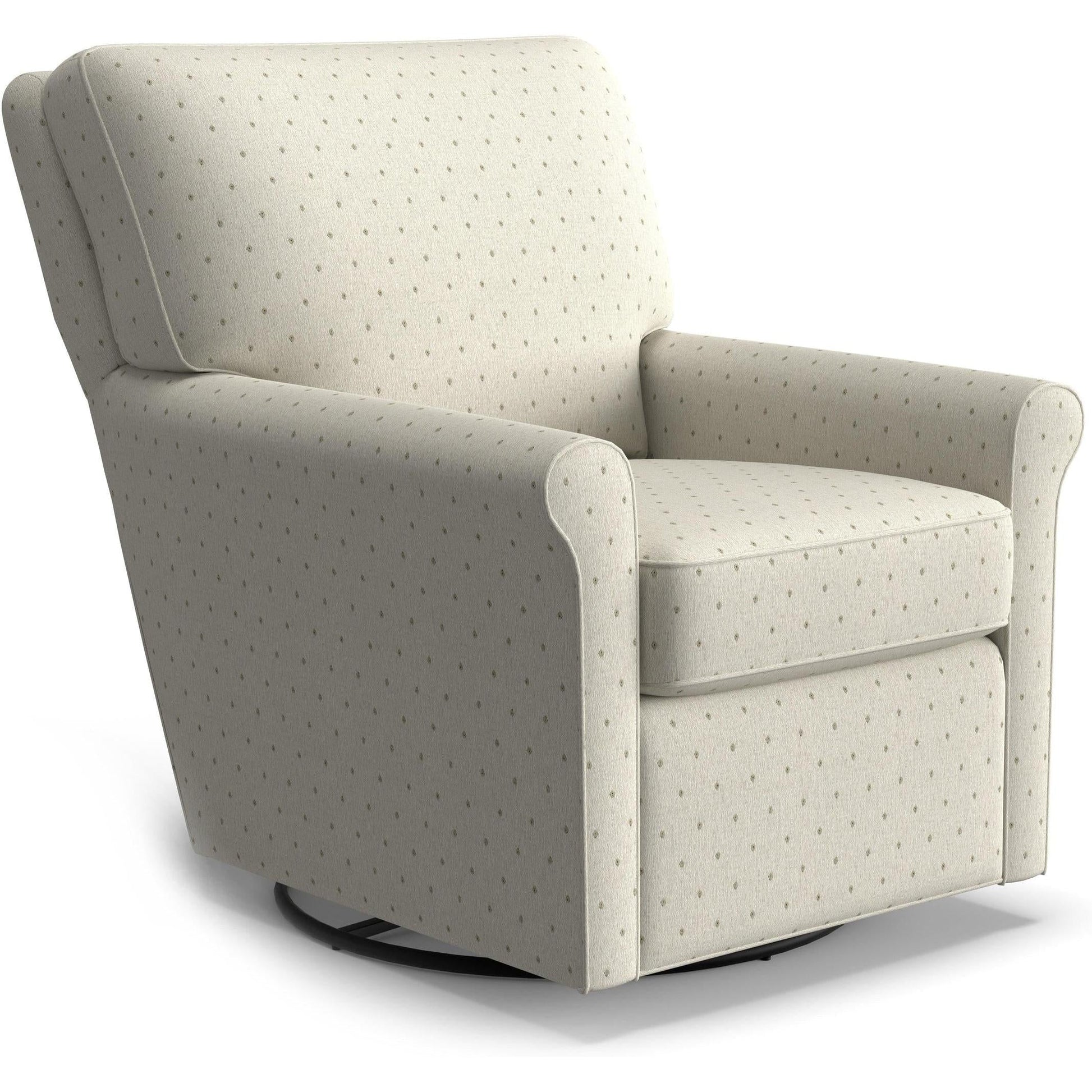 Best Chairs Gliders & Rockers 28923 Pewter Storytime Kacey Swivel Glider