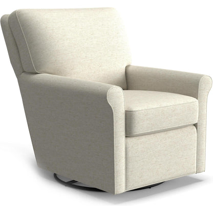 Best Chairs Gliders & Rockers 28567 Snow Storytime Kacey Swivel Glider