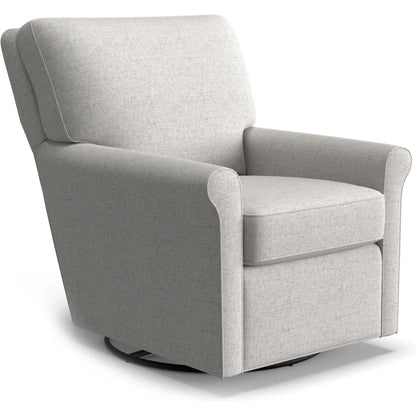 Best Chairs Gliders & Rockers 26947D Fog Storytime Kacey Swivel Glider