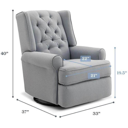 Best Chairs Gliders & Rockers Storytime Kendra Swivel Glider Recliner