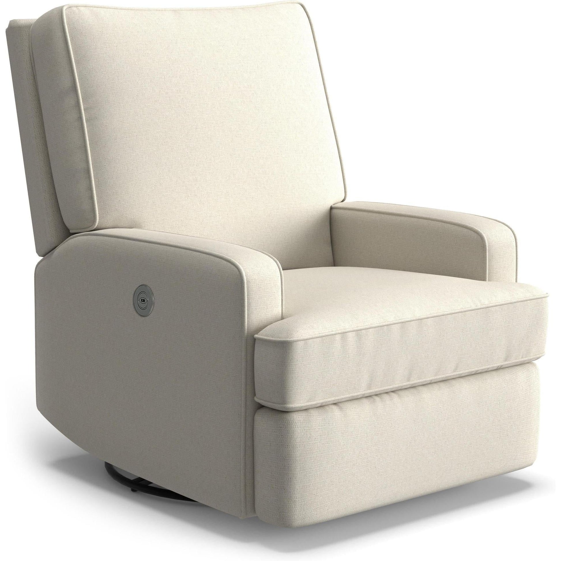 Best Chairs Gliders & Rockers 25027 Cotton / Powered Storytime Kersey Swivel Glider