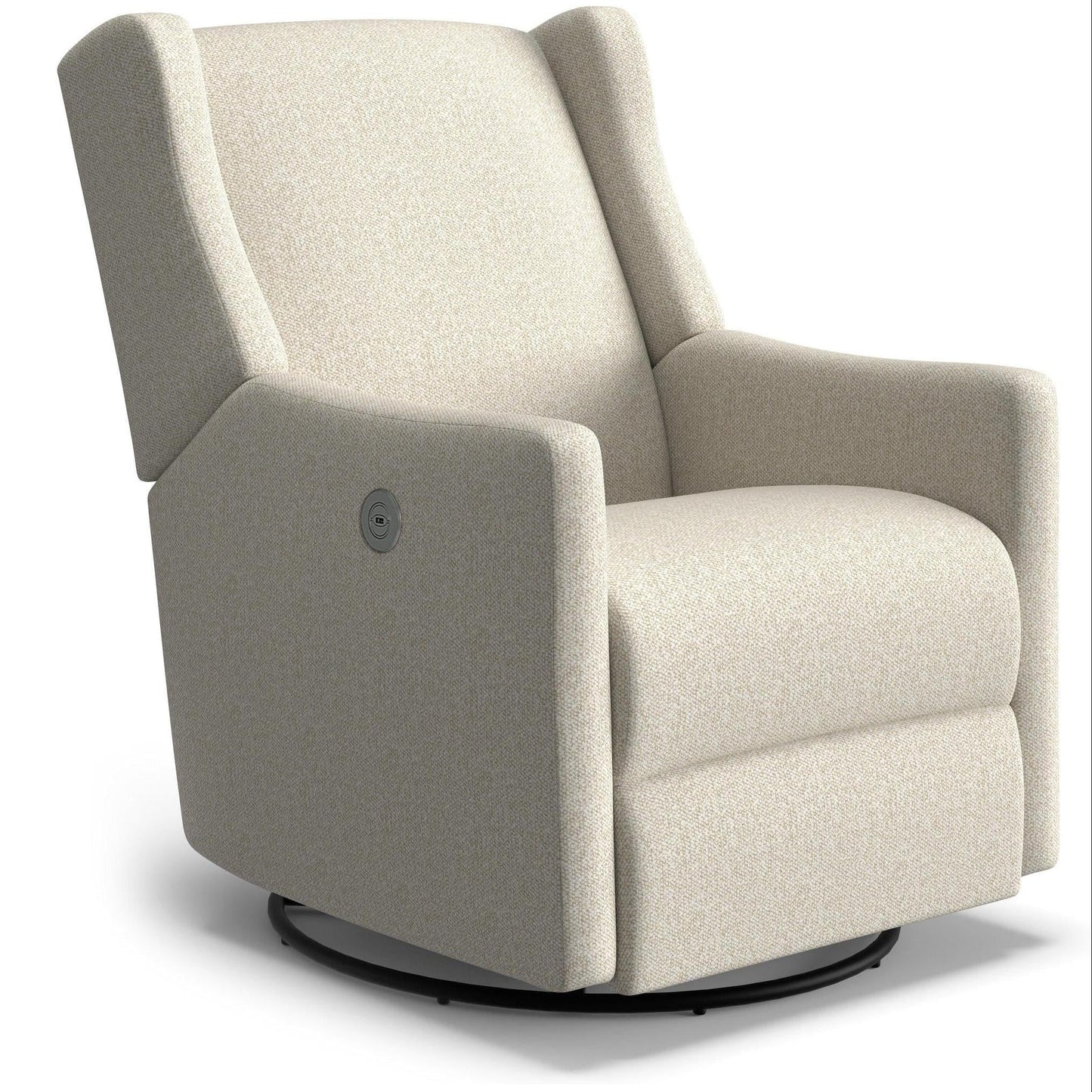 Best Chairs Gliders & Rockers 28623 Pebble / Powered Storytime Lillian Swivel Glider Recliner