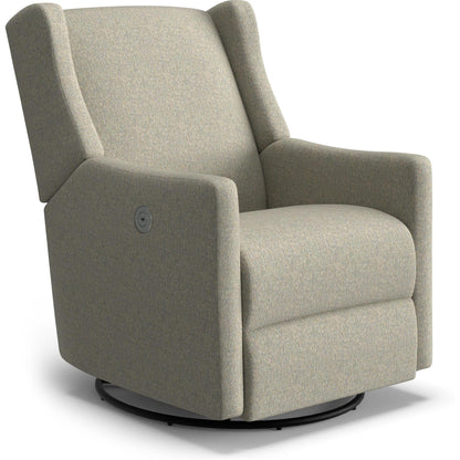 Best Chairs Gliders & Rockers 28622 Cloud / Powered Storytime Lillian Swivel Glider Recliner