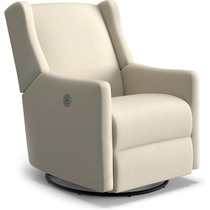 Best Chairs Gliders & Rockers 27097 Froth / Powered Storytime Lillian Swivel Glider Recliner