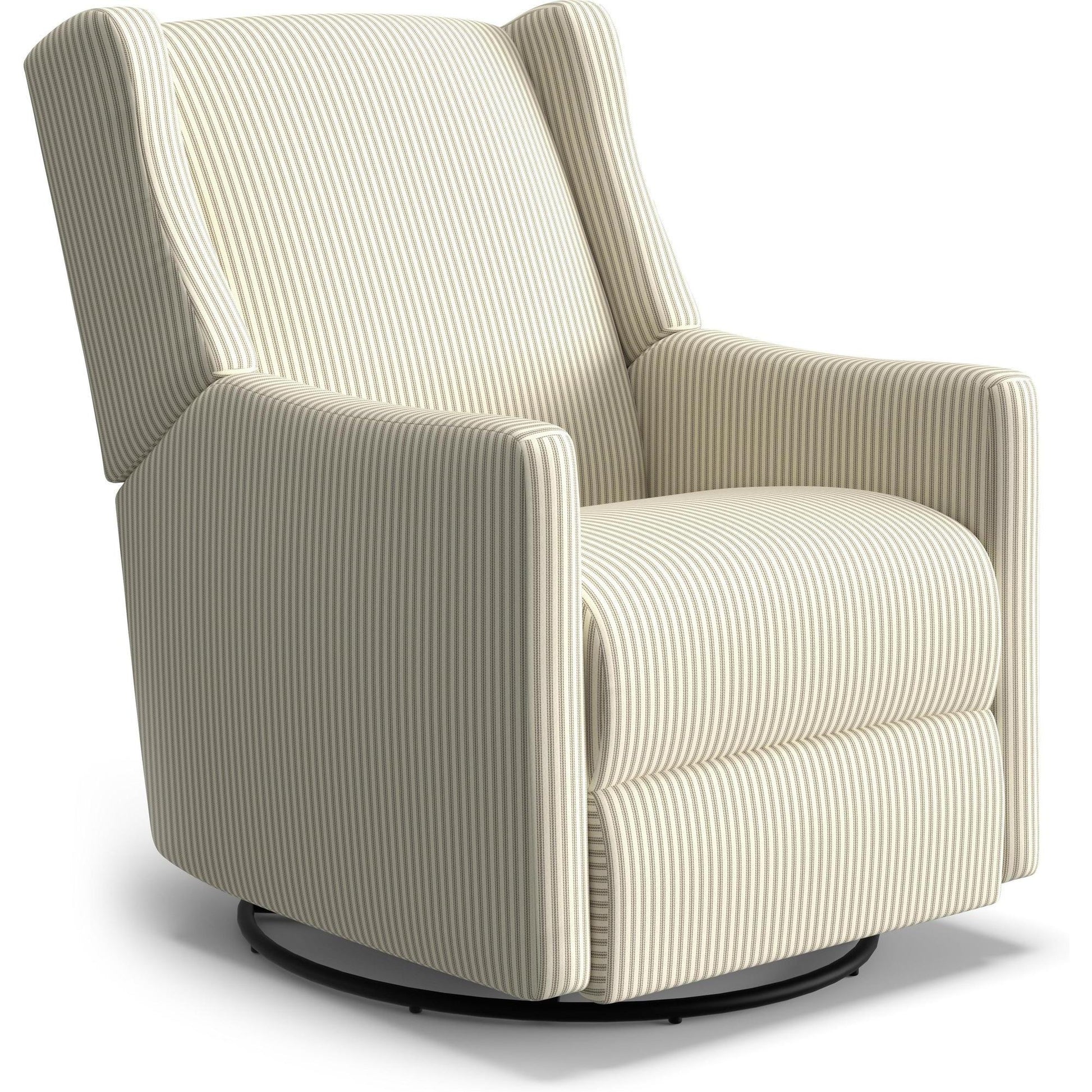 Best Chairs Gliders & Rockers 23949 Muslin / Manual Storytime Lillian Swivel Glider Recliner