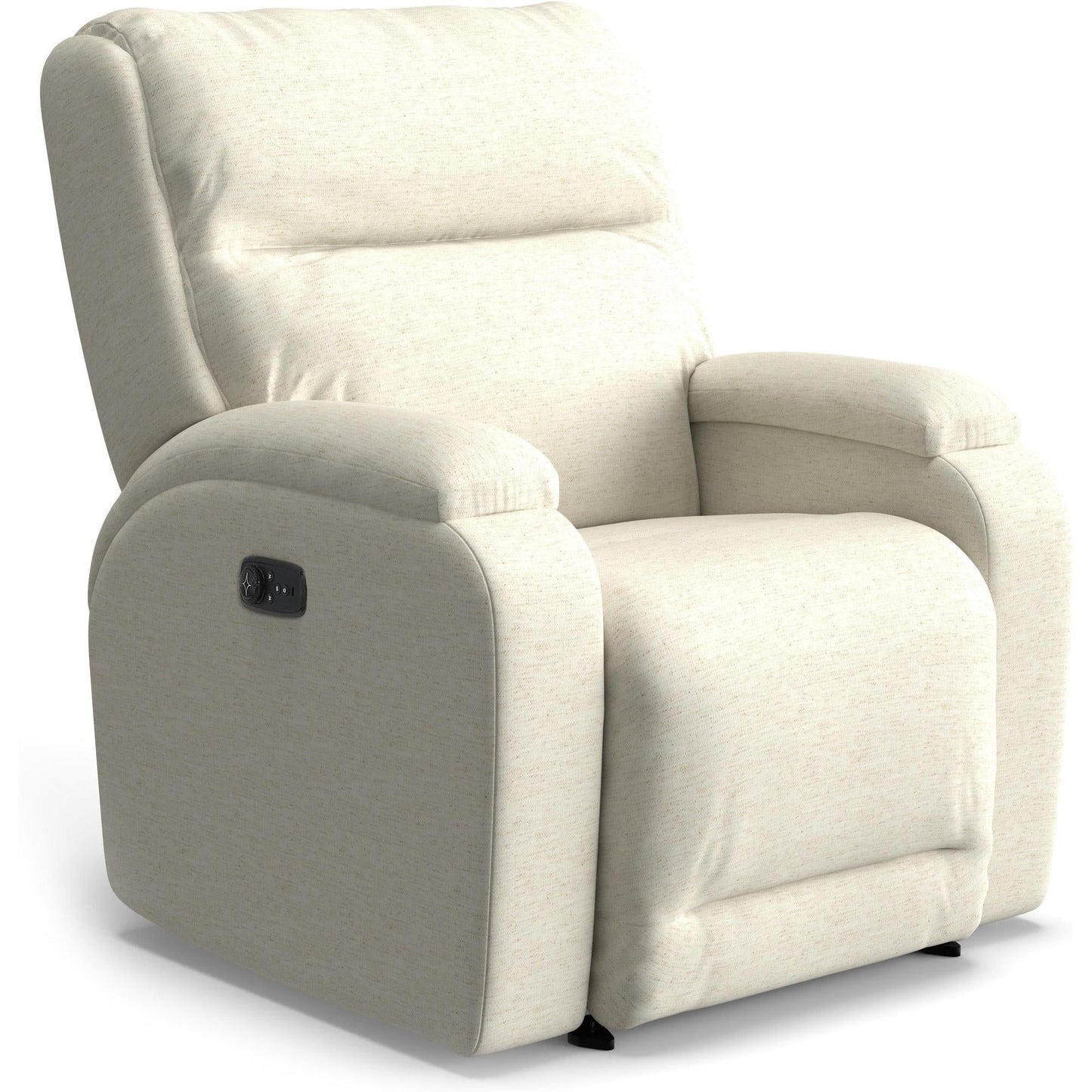 Best Chairs Gliders & Rockers 28567 Snow Storytime Maverly Power Cozzia Swivel Glide Recliner with Heat & Massage