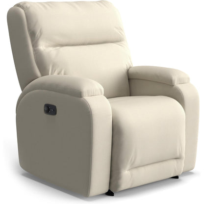 Best Chairs Gliders & Rockers 27557 Dove Storytime Maverly Power Cozzia Swivel Glide Recliner with Heat & Massage