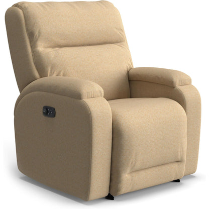 Best Chairs Gliders & Rockers 25029 Tan Storytime Maverly Power Cozzia Swivel Glide Recliner with Heat & Massage