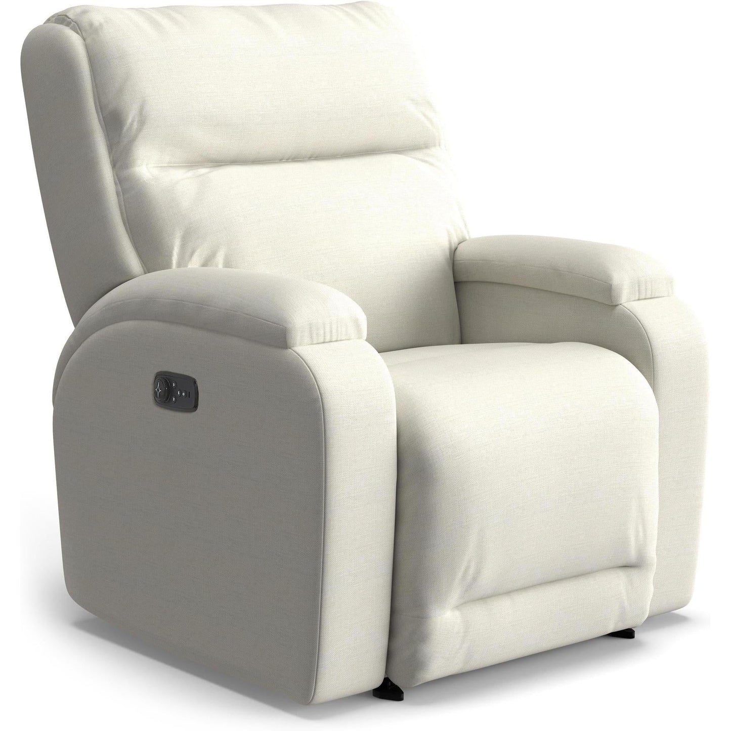 Best Chairs Gliders & Rockers 21557 Snow Storytime Maverly Power Cozzia Swivel Glide Recliner with Heat & Massage