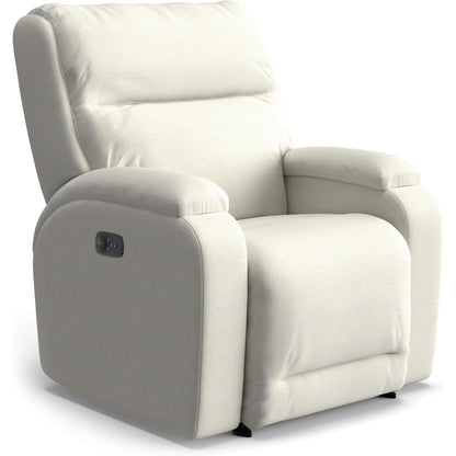 Best Chairs Gliders & Rockers 21557 Snow Storytime Maverly Power Cozzia Swivel Glide Recliner with Heat & Massage