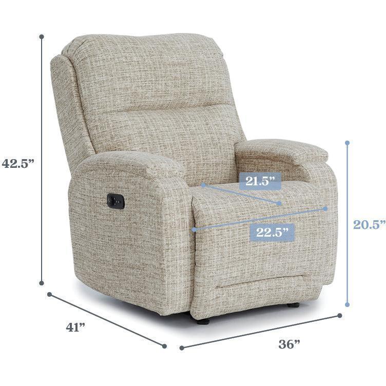 Best Chairs Gliders & Rockers Storytime Maverly Power Cozzia Swivel Glide Recliner with Heat & Massage