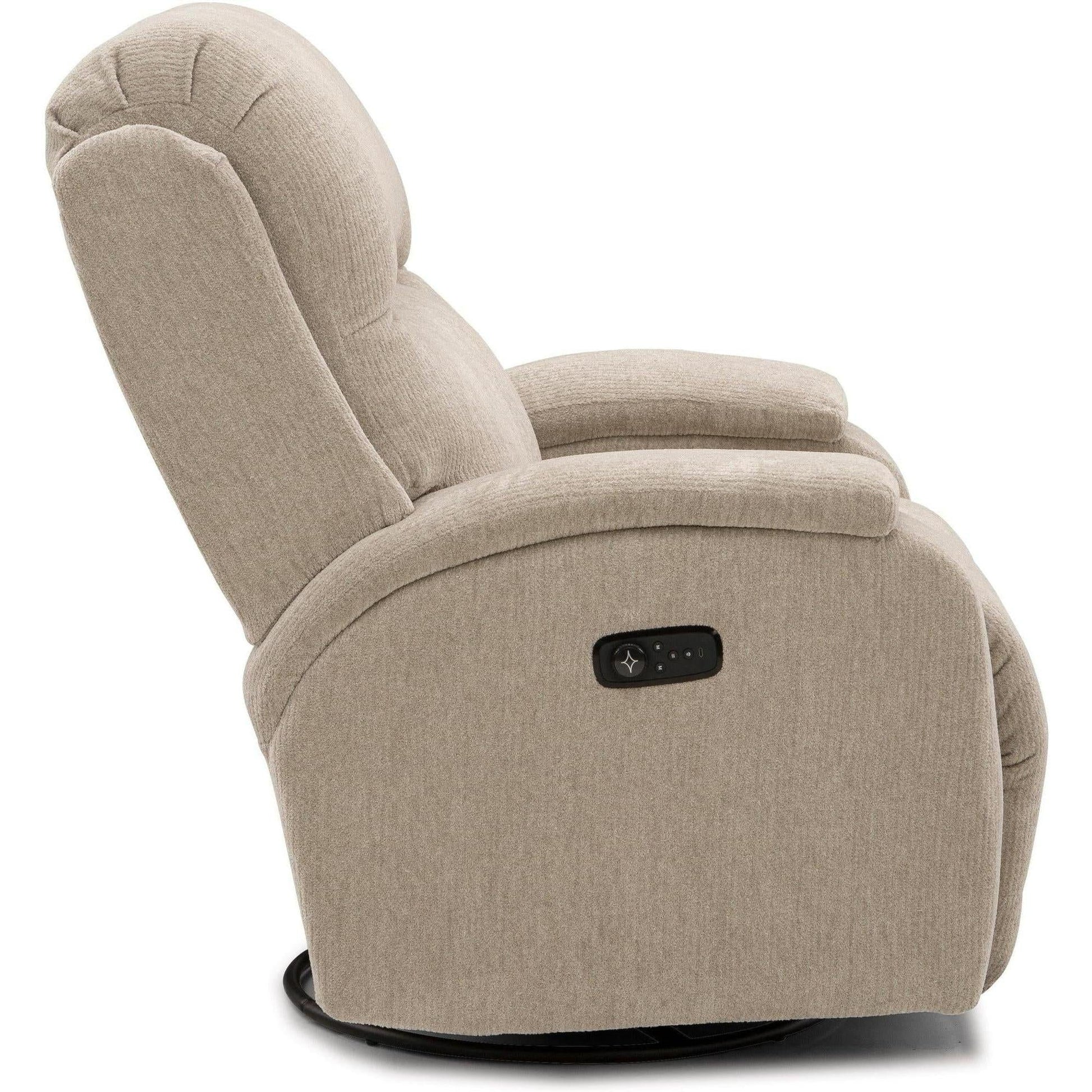 Best Chairs Gliders & Rockers Storytime Maverly Power Cozzia Swivel Glide Recliner with Heat & Massage