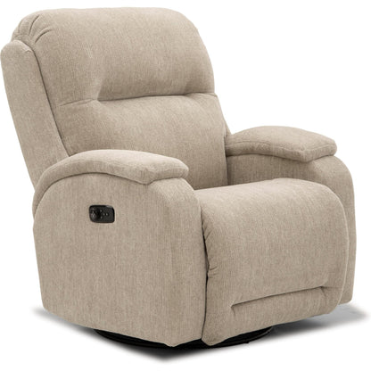 Best Chairs Gliders & Rockers Storytime Maverly Power Cozzia Swivel Glide Recliner with Heat & Massage