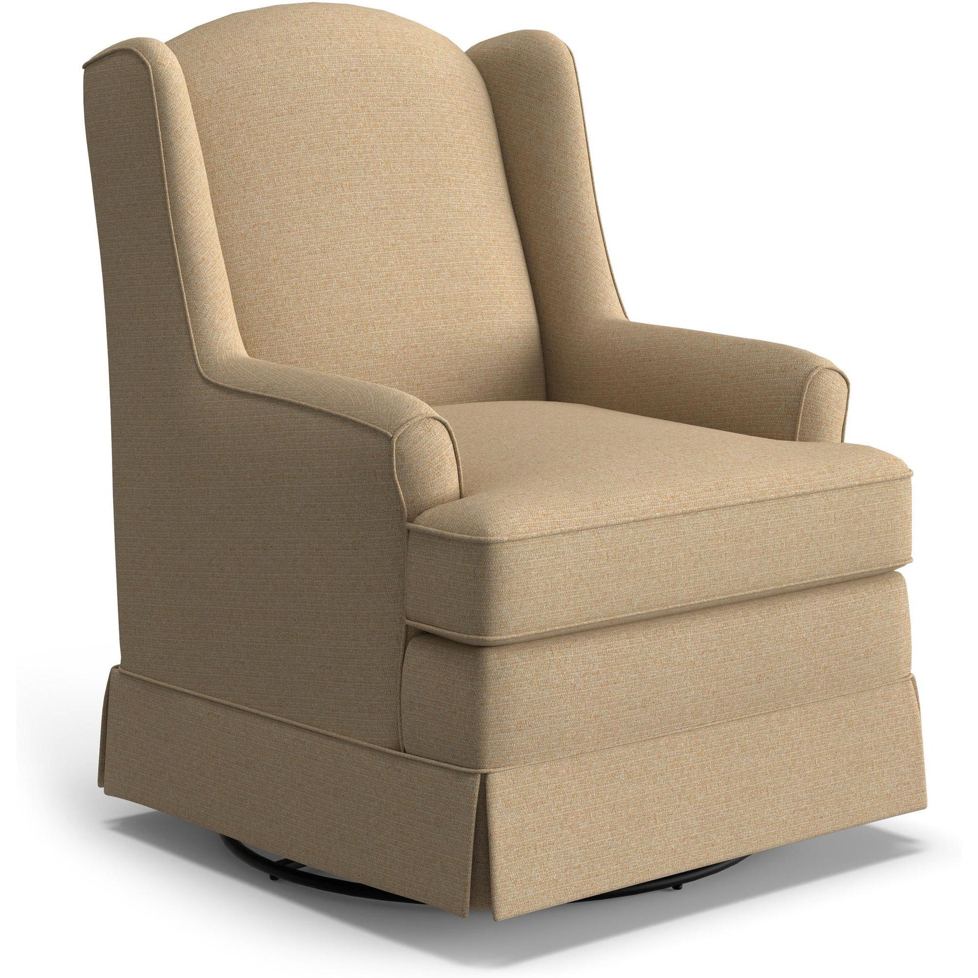 Best Chairs Gliders & Rockers 25029 Tan Storytime Natasha Swivel Glider