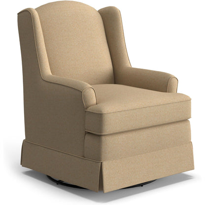 Best Chairs Gliders & Rockers 25029 Tan Storytime Natasha Swivel Glider