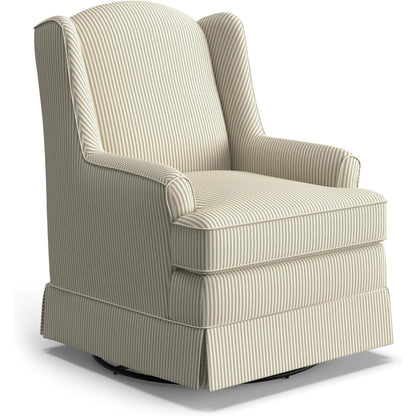 Best Chairs Gliders & Rockers 23949 Muslin Storytime Natasha Swivel Glider
