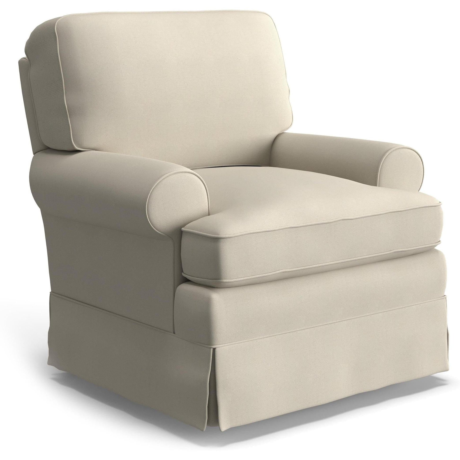 Best Chairs Gliders & Rockers 27557 Dove Storytime Quinn Swivel Glider