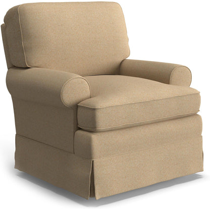 Best Chairs Gliders & Rockers 25029 Tan Storytime Quinn Swivel Glider