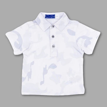 Summer Duck Apparel Apparel & Gifts White & Grey Camo / 2 Toddler Summer Duck Apparel The Little Calhoun Polo