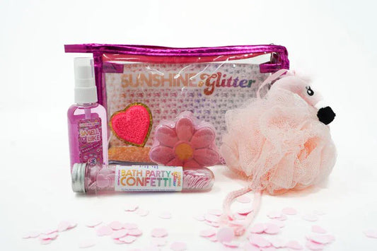 Sunshine & Glitter Sunshine & Glitter Glamingo Flower Bath Set