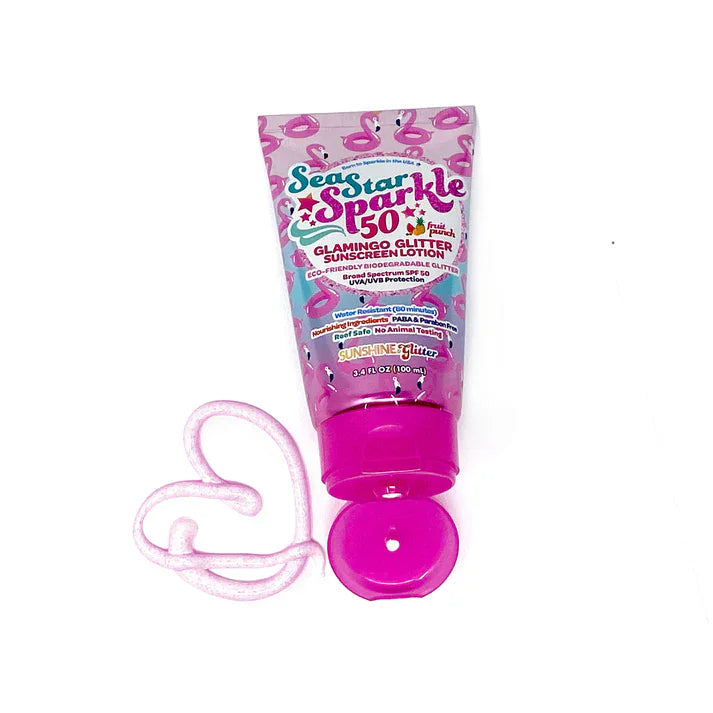 Sunshine & GlitterSunshine & Glitter Glamingo SPF 50 Glitter Sunscreen LotionBabysupermarket