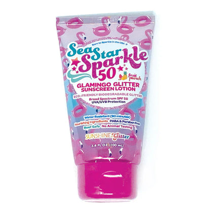 Sunshine & GlitterSunshine & Glitter Glamingo SPF 50 Glitter Sunscreen LotionBabysupermarket