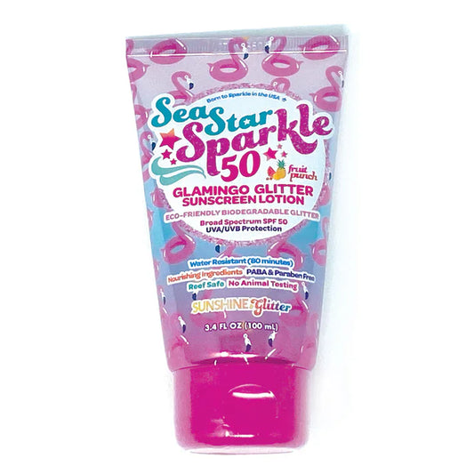 Sunshine & GlitterSunshine & Glitter Glamingo SPF 50 Glitter Sunscreen LotionBabysupermarket