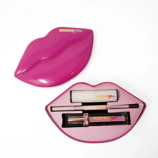 Sunshine & GlitterSunshine & Glitter Heartbreaker - Hot Pink 3pc Lip TinBabysupermarket
