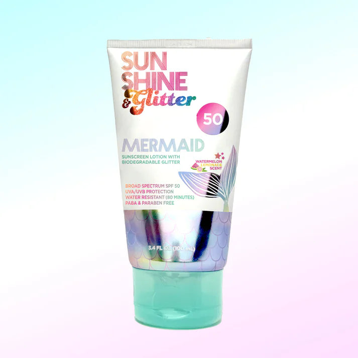 Sunshine & Glitter Sunshine & Glitter Mermaid SPF 50 Biodegradable Glitter Sunscreen