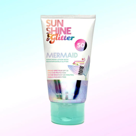 Sunshine & Glitter Sunshine & Glitter Mermaid SPF 50 Biodegradable Glitter Sunscreen