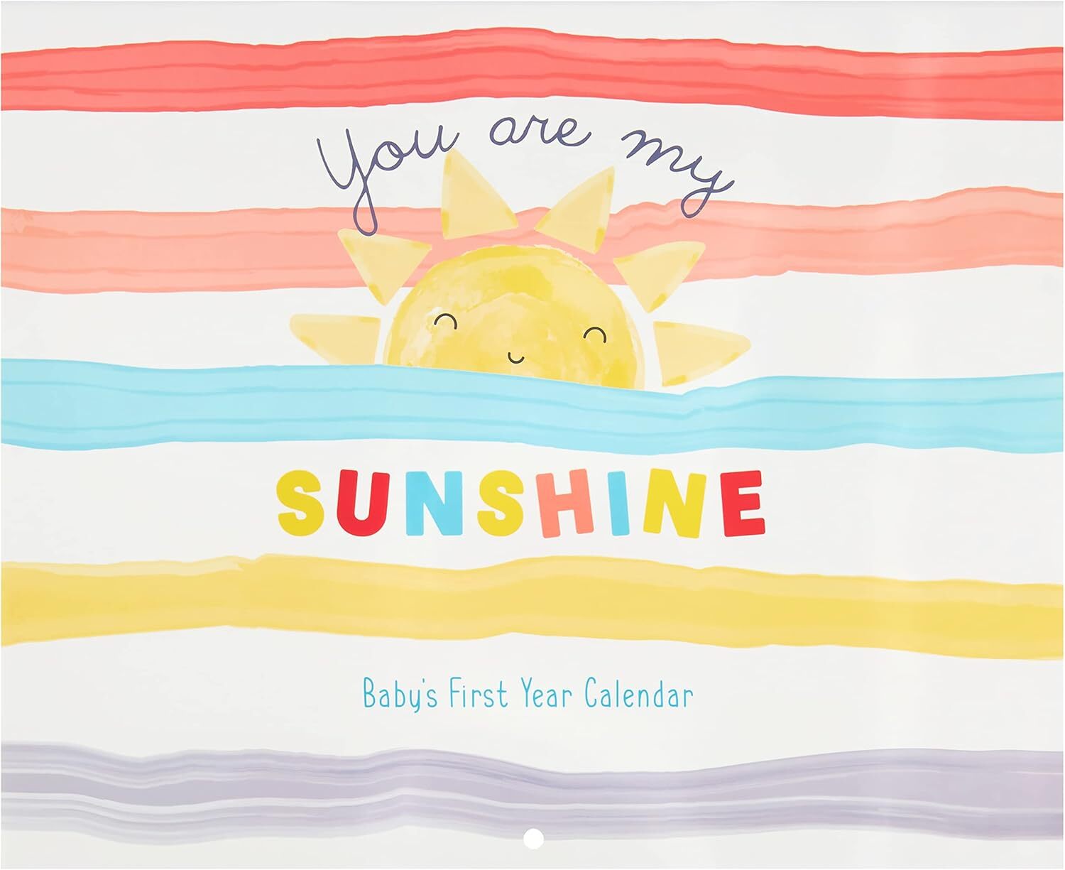 You Are My Sunshine Baby's First Year Keepsake Calendar