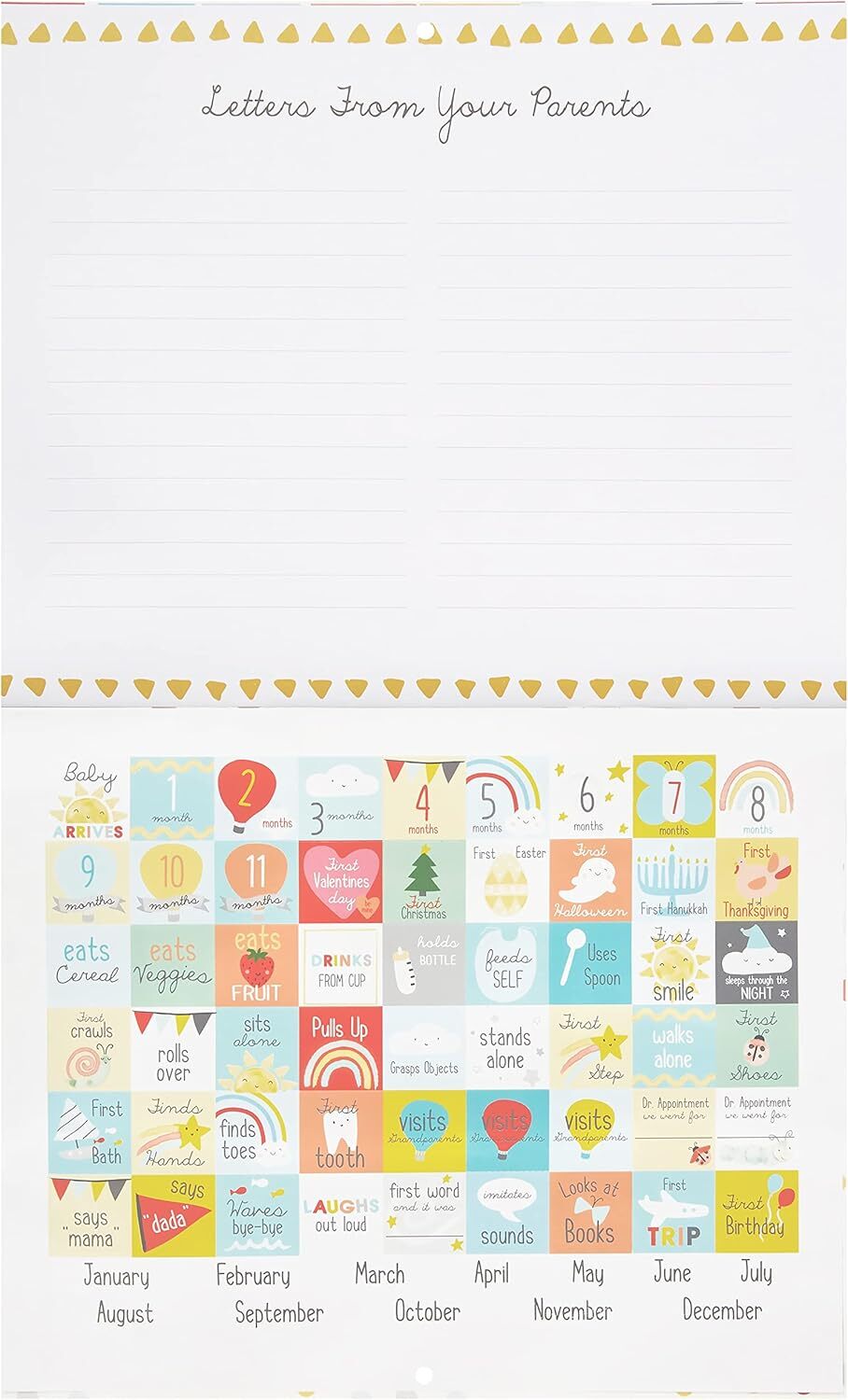 You Are My Sunshine Baby's First Year Keepsake Calendar