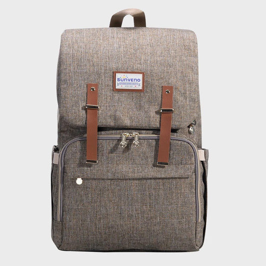 Sunveno Canvas Diaper Backpack Brown