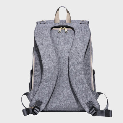 Sunveno Canvas Diaper Backpack Grey