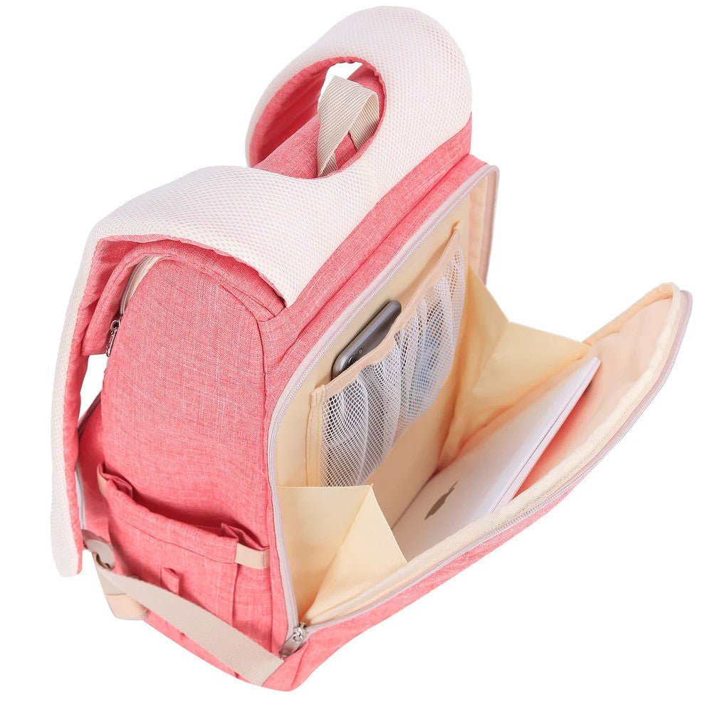 Sunveno Canvas Diaper Backpack Pink