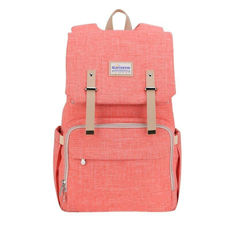 Sunveno Canvas Diaper Backpack Pink