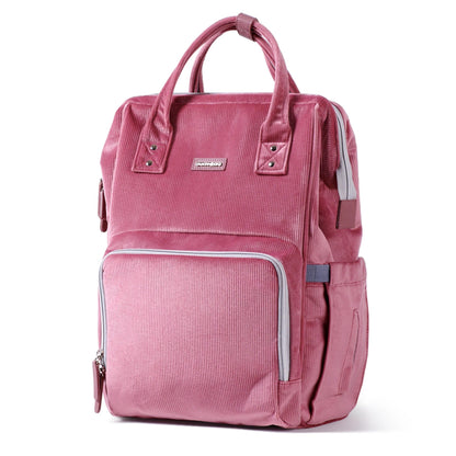 Sunveno Corduroy Diaper Backpack Pink