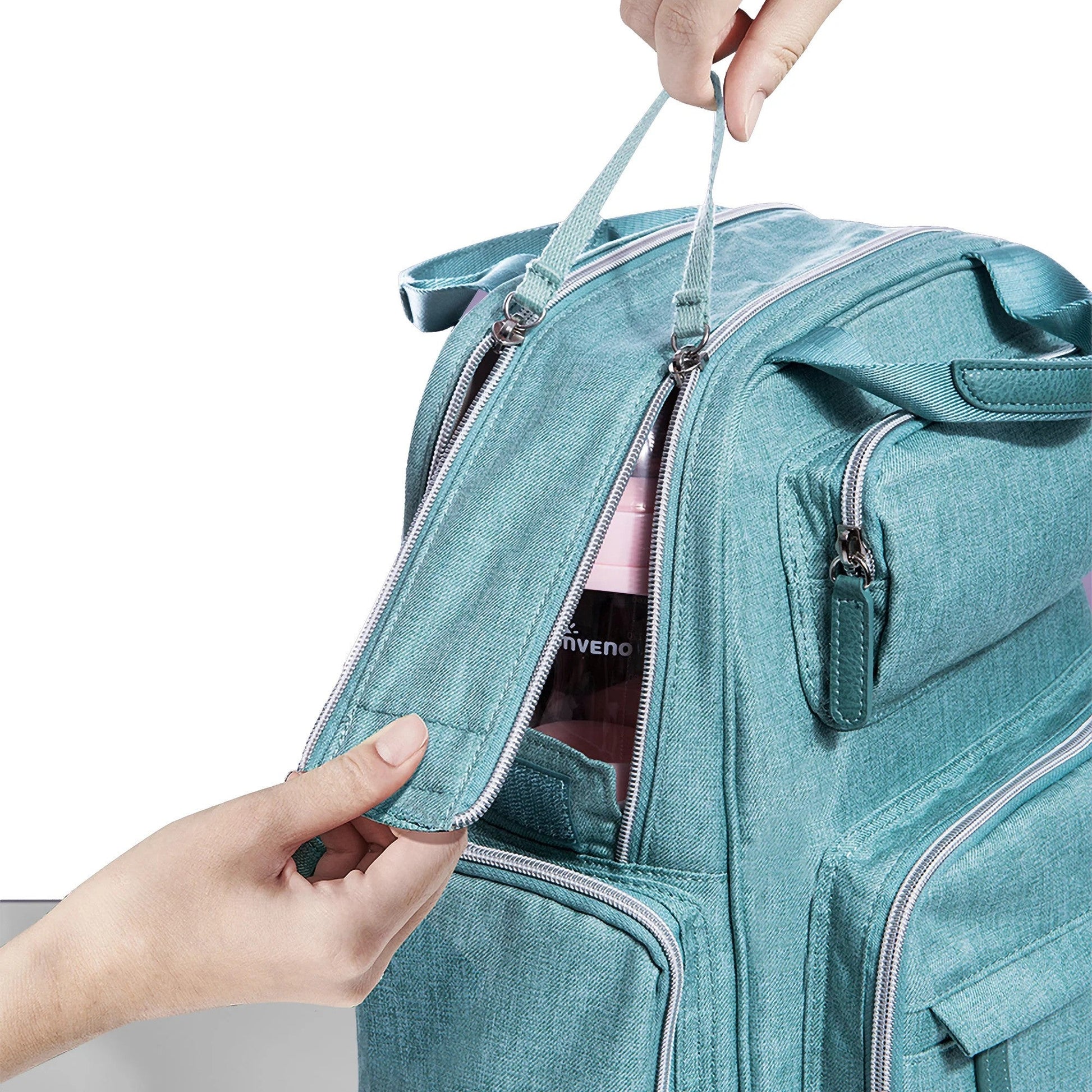 Sunveno Extendable Diaper Backpack Green