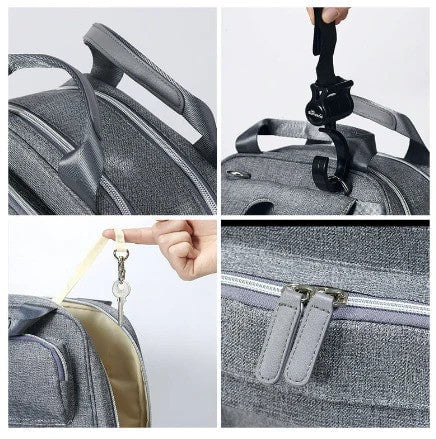 Sunveno Extendable Diaper Backpack Grey