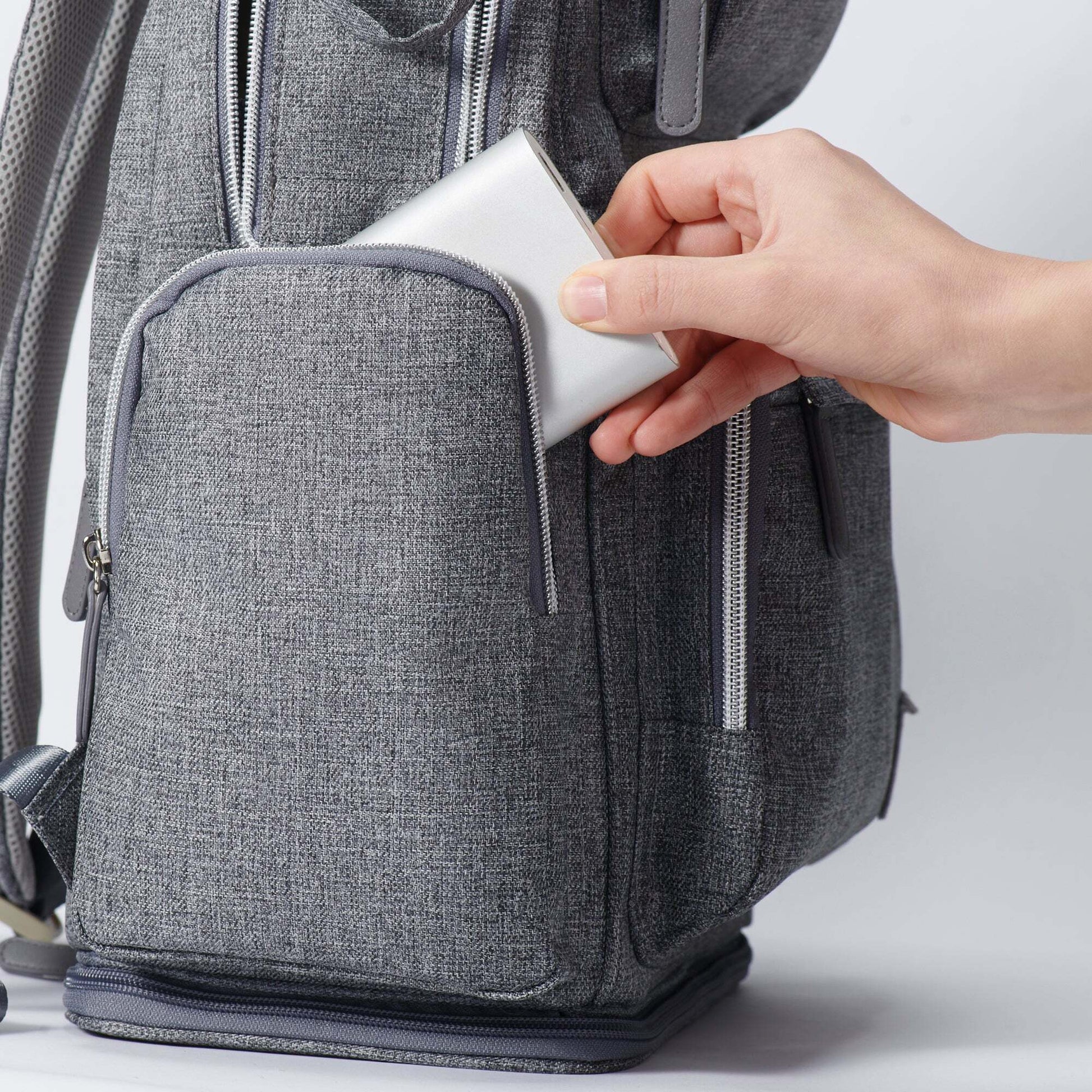 Sunveno Extendable Diaper Backpack Grey